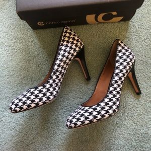 Corso Como Houndstooth Heels